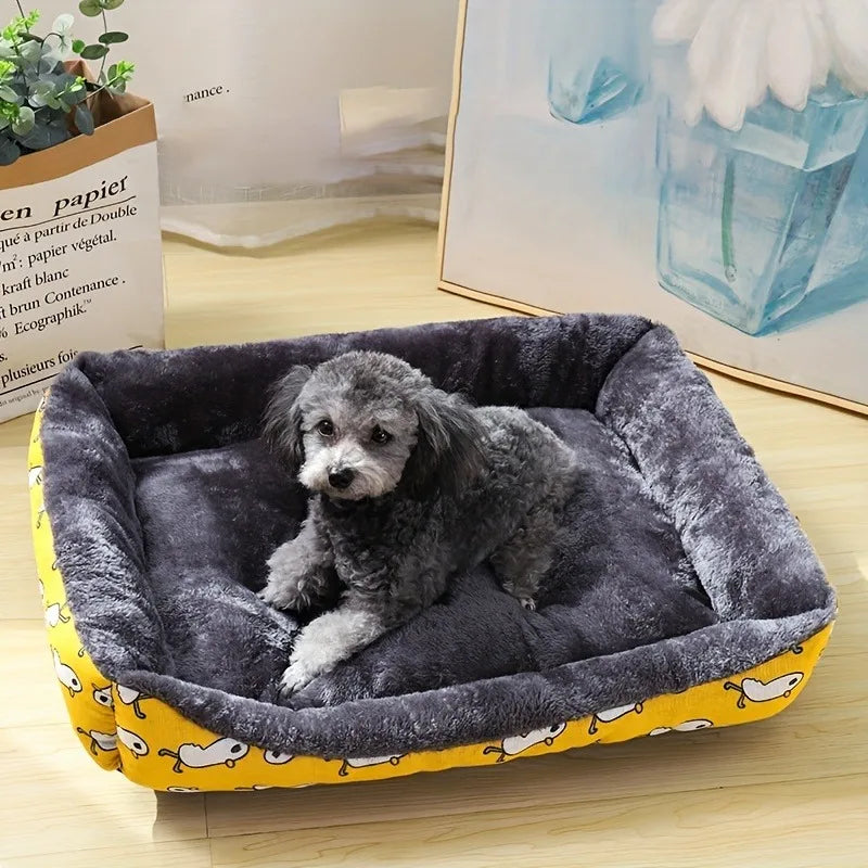 HappyTails & Yev™ Dog & Cat Bed – Soft Mat for Small, Medium, and Large Pets